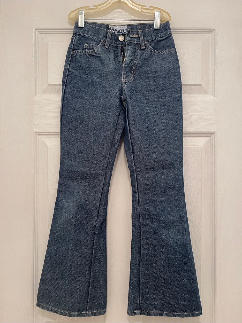 Limited Too Kids Flared Jeans in Dark Blue Wash